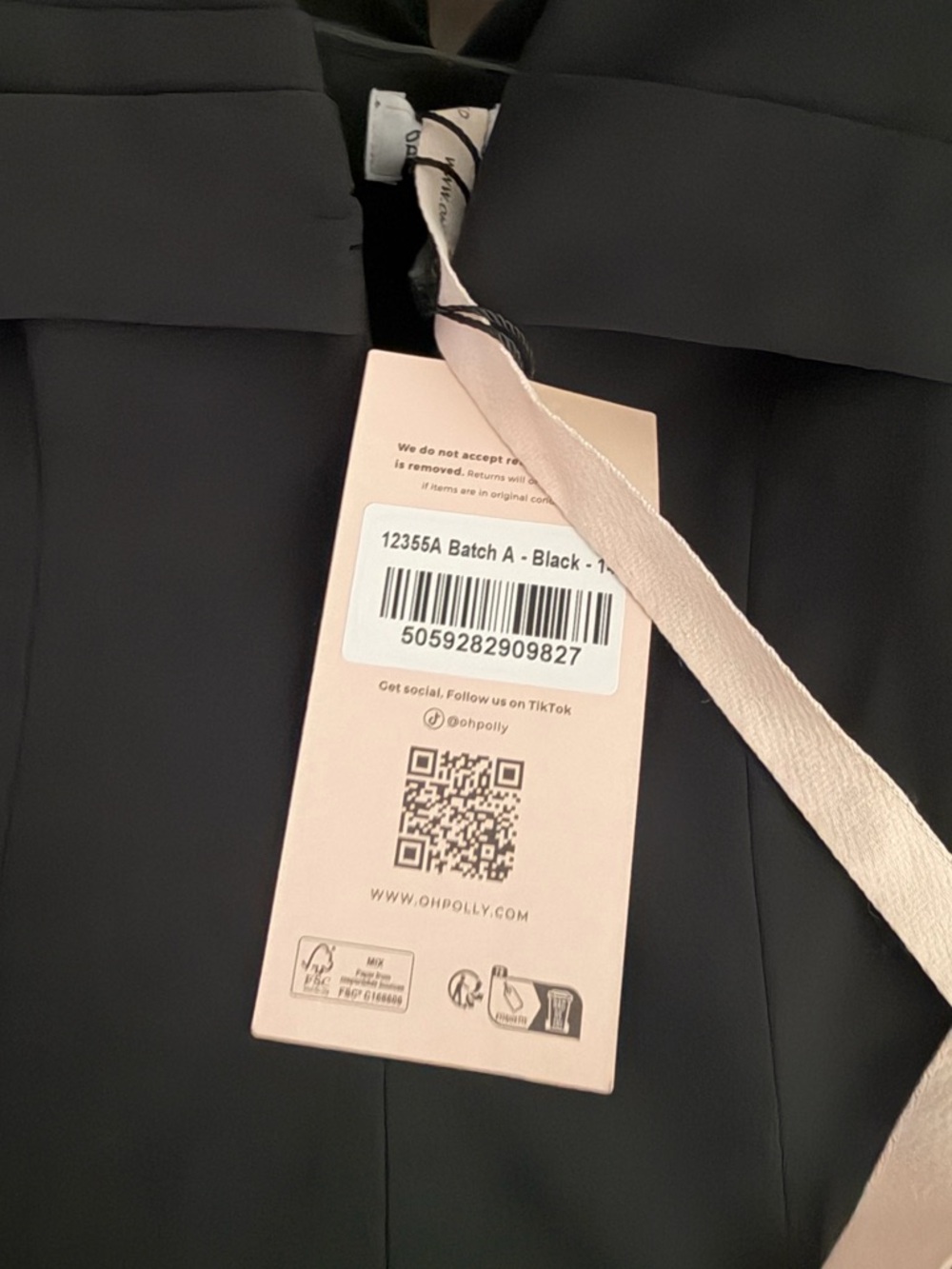 Oh Polly Jessamy Off-Shoulder Layered Bubble Hem Corset Mini Dress - Picture 4 of 4